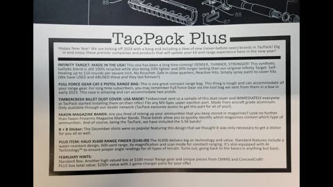 TacPack Plus January 2024