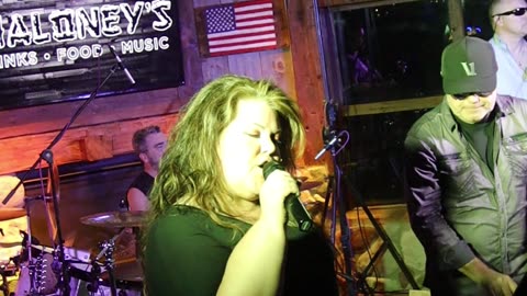 Mistrial rocks Maloney's and sings The Rolling Stones song Beast of Burden