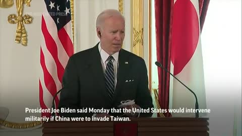Biden: US would defend Taiwan militarily