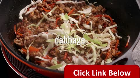 Chili Blackbean Pork and Cabbage Stir Fry