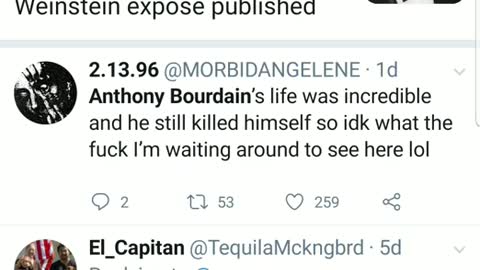 Elijah Cummings has Died, Anthony Bourdain a Hero? (October 17th, 2019)