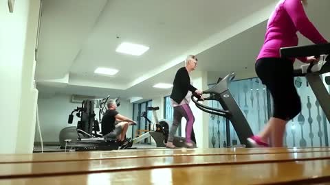 Women's accidents on the treadmill