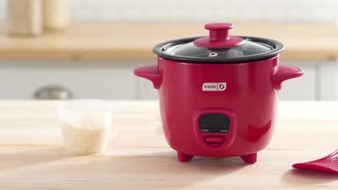 DASH Mini Rice Cooker Steamer with Removable Nonstick Pot