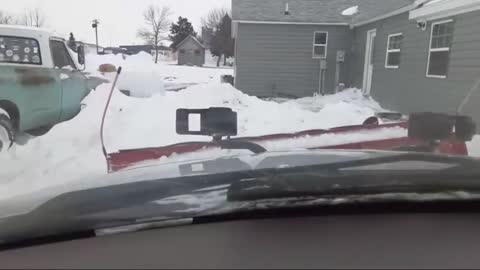 Snow plowing