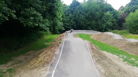 Good day up the local bike jumps.