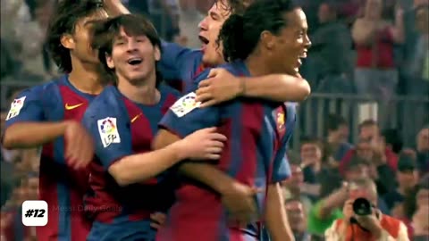 Day #12 | Messi 12th goal | Barcelona vs Albacete (5/1/2005)