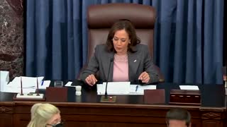 Kamala Literally KACKLES as She Cast Deciding VOTE to RAISE TAXES