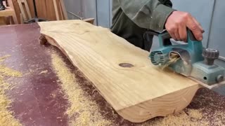 Creative Woodworking Idea From Discarded Pieces Of Wood Combined With Solid Wood | 6