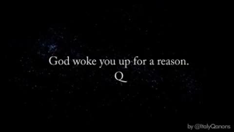 God Woke You Up For A Reason