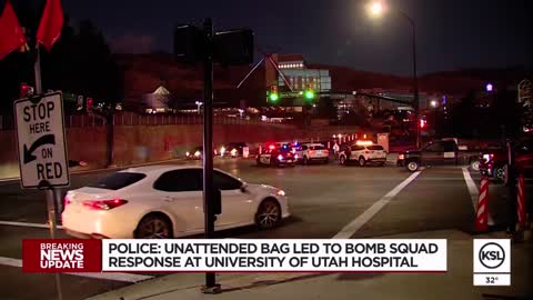 Police_ Unattended bag led to bomb squad response at U of U Hospital_1