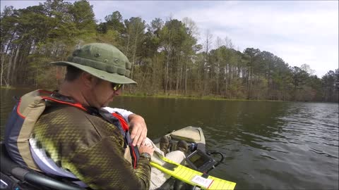 Hollis Q. Lathem Reservoir in April - Pre-Spawn /Start of Spawn