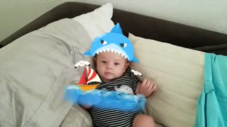 Daddy's lil shark