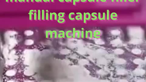 manual capsule filler filling capsule machine