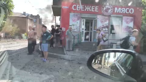 Another uklranian war crime-ukraine shells Doneck civilians every day