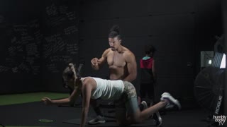 First Bodyweight Workout Vid with Sara and Pierre
