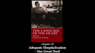 The Language Of The Heart - Chapter 18: "Adequate Hospitalization - One Great Need"