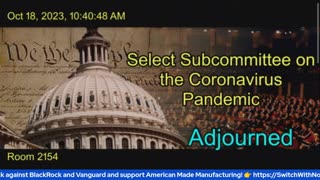 Congress LIVE On Pandemic -- 10/18/23