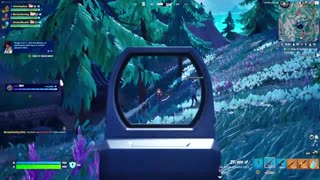 2 on 1 ending #2 Fortnite Trios Scoby Bursty