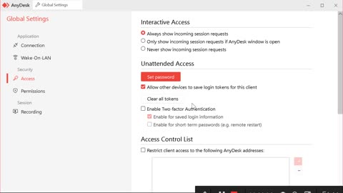 How to Set Permanent Password in Anydesk