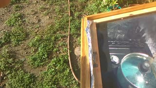 solar oven 2nd try