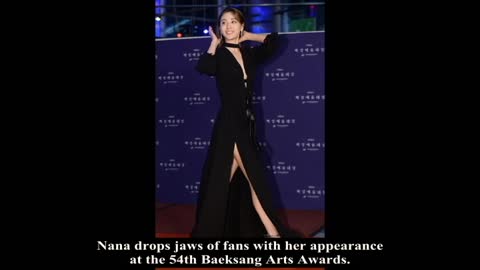 Netizens Complimet Nana's Red Carpet Dress!
