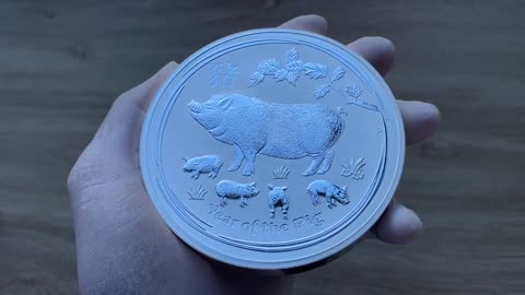 1 Kilo Coin!!! 2019 Perth Australia Lunar Series II Lunar Year of the Pig 1 Kilo Coin