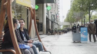 Parisians Flock to Restaurant Terraces