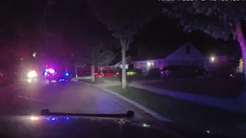 "I'm maxing out at 40," officer radios squad car frustrations during pursuit