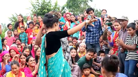 Nepali kalcher local dance jhaure nach