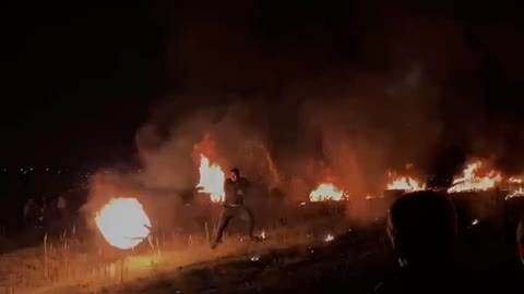 Police in the Chelyabinsk region are investigating an incident with a fire show