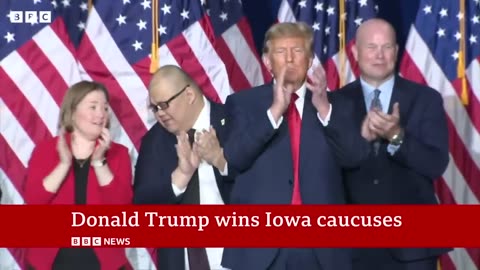 Donald Trump wins Iowa caucuses ｜ BC News