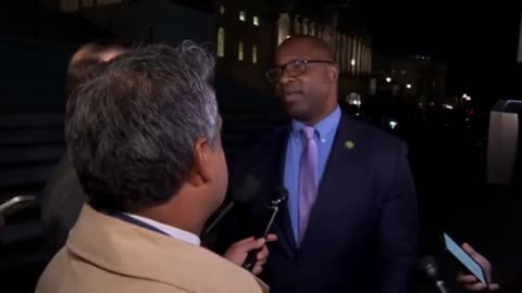 Rep. Jamaal Bowman MELTS DOWN When Confronted About Pulling Fire Alarm