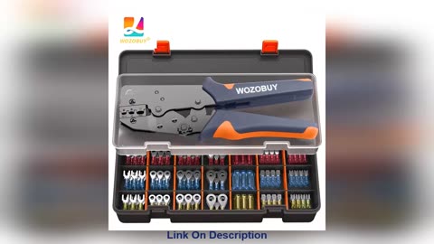 Deal WOZOBUY Crimping Pliers Set Wire Crimper Crimpin