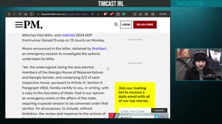 Timcast IRL - Georgia State Senator Moves To IMPEACH Fani Willis For Indicting Trump