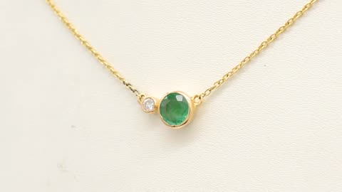 Get emerald necklace gold from Chordia Jewels
