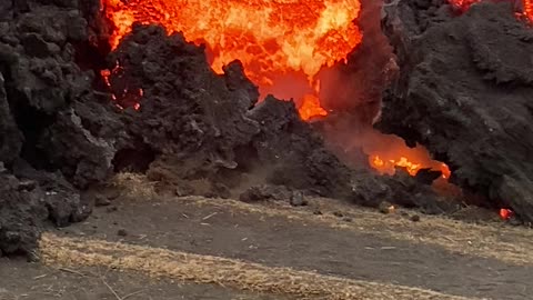 Flujo de Lava del Volcan Pacaya