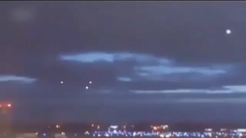 A UFO flies over an Australian airport in 2017