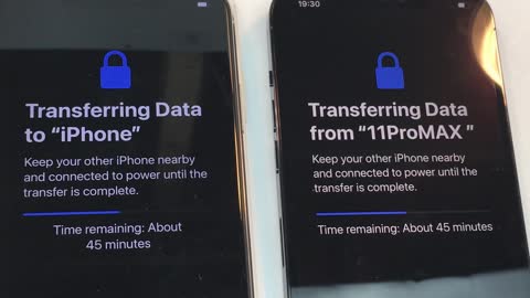 Apple iPhone 11 Pro Max to 12 Pro Max Wireless Transfer Time Speed How To