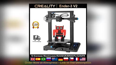 ⚡️ Ender-3 V2 3D Printer Creality With Silent Mainboard TMC2208 Stepper Drivers New UI&4.3 Inch