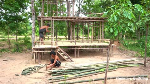 Creating the most beautiful bamboo Villa in the jungle