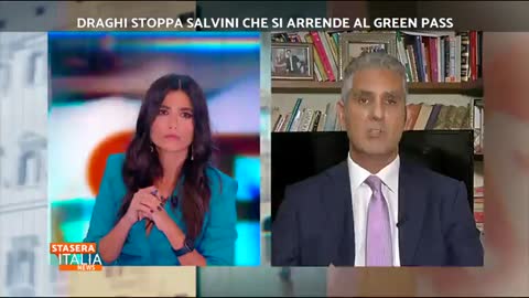 🔴 Marcello Foa a "Stasera Italia" del 07/09/2021.