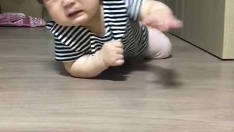 crawling baby