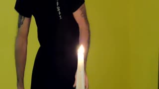 Punching out candles