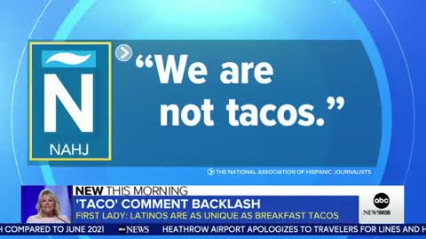 Hispanic Backlash Rolls In After Jill Biden's 'Taco' Comment