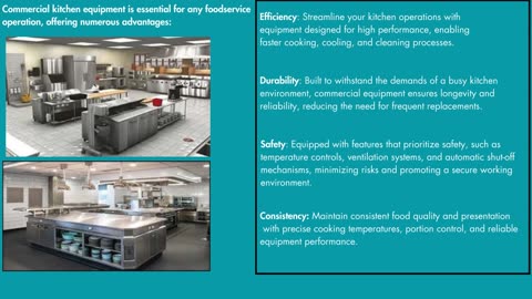 Efficient Commercial Kitchen Equipment for Professional Chefs