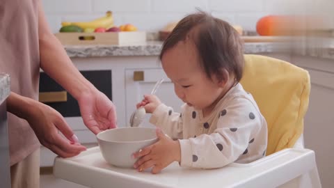 It is necessary to practice eating with hands.