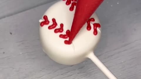 baseball cake pops