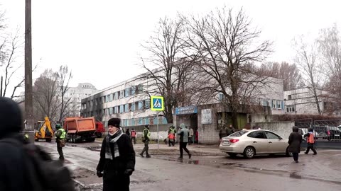 Missile hits Ukrainian maternity hospital in Dnipro