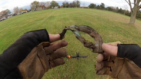 Finding SILVER - Metal Detecting a Field between 2 1800s houses - Video 2 of 2