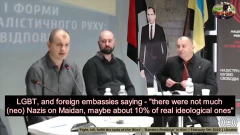 NeoNazi Ukrainian C14 group leader admiting Maidan Revolution responsibility